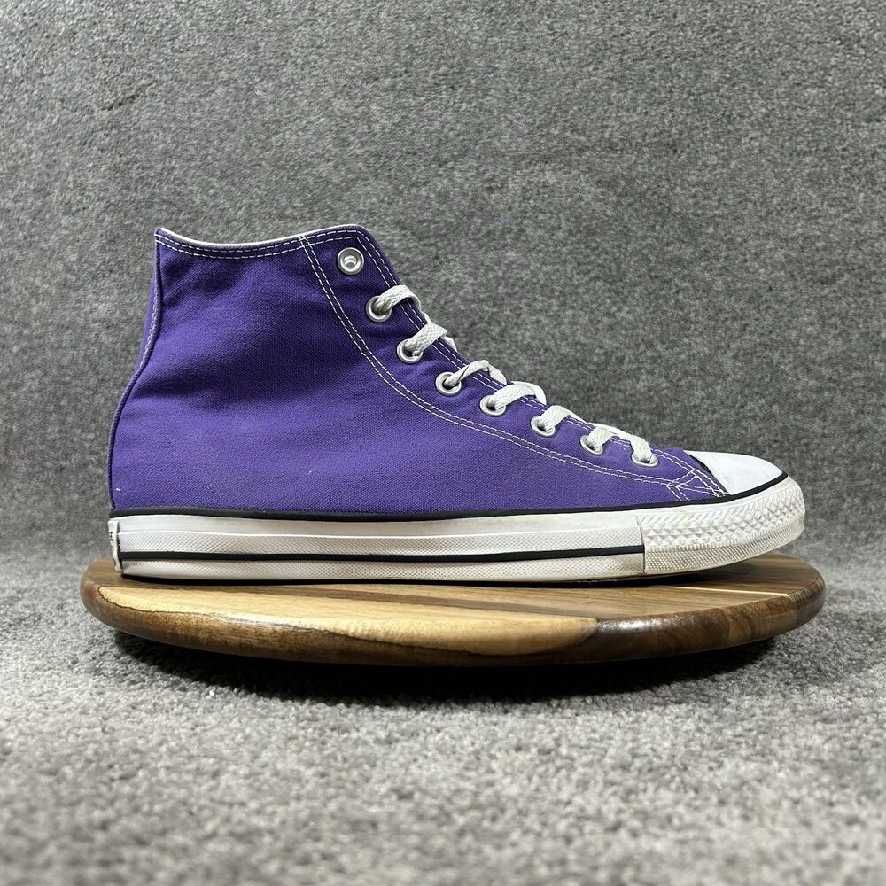 Converse Chuck Taylor All Star Hi 137833F Men’s Sz 10 Electric Purple Shoes Used